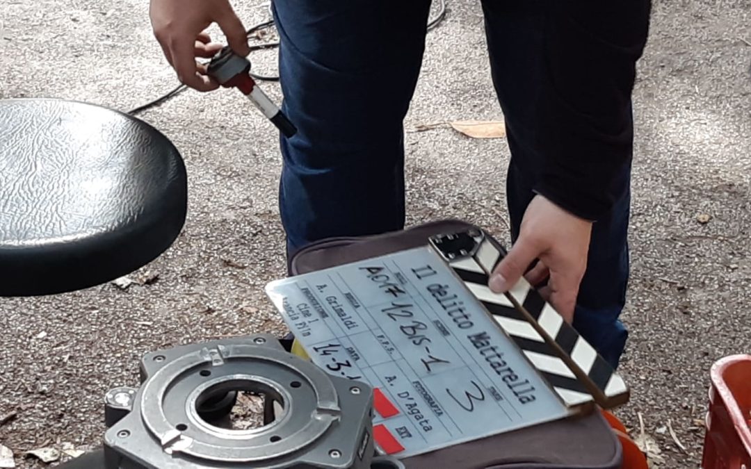 Piano Focale sul set del film “Il delitto Mattarella” di Aurelio Grimaldi.